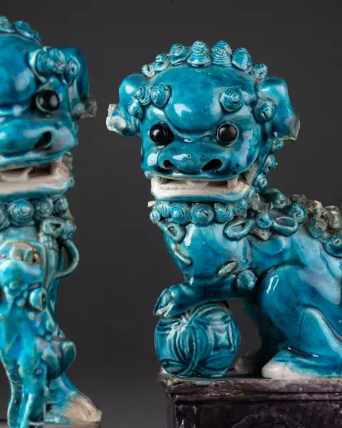 Palanquin aux chiens de Fö, Paris vers 1780-1790