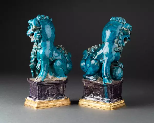 Palanquin aux chiens de Fö, Paris vers 1780-1790