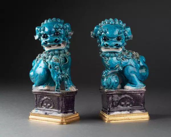 Palanquin aux chiens de Fö, Paris vers 1780-1790