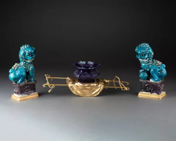 Palanquin aux chiens de Fö, Paris vers 1780-1790