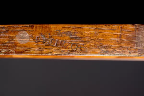 Table tric-trac de voyage à système P.Denizot vers 1770