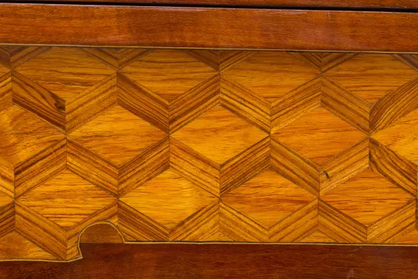 Table tric-trac de voyage à système P.Denizot vers 1770