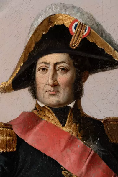 Le duc d’Orléans devant l’hôtel de ville de Paris, le 31 juillet 1830 par Eugène Devéria