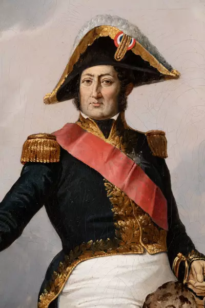 Le duc d’Orléans devant l’hôtel de ville de Paris, le 31 juillet 1830 par Eugène Devéria