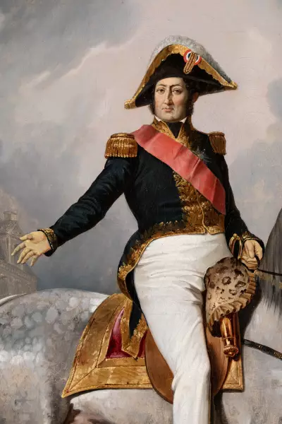 Le duc d’Orléans devant l’hôtel de ville de Paris, le 31 juillet 1830 par Eugène Devéria