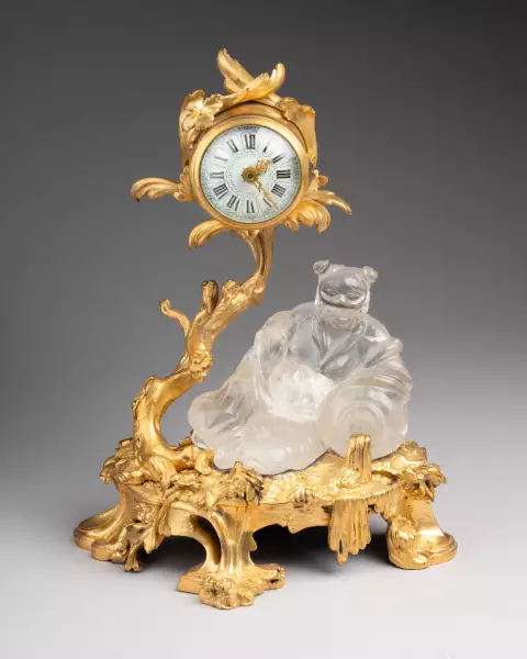 Pendule au magot par l’escalier de cristal, Paris vers 1880