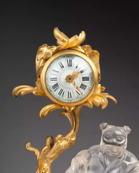 Pendule au magot par l’escalier de cristal, Paris vers 1880