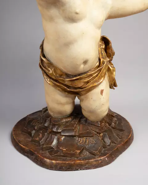 Paire de consoles aux putti, Rome vers 1750
