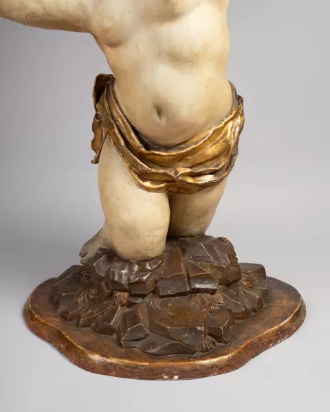 Paire de consoles aux putti, Rome vers 1750