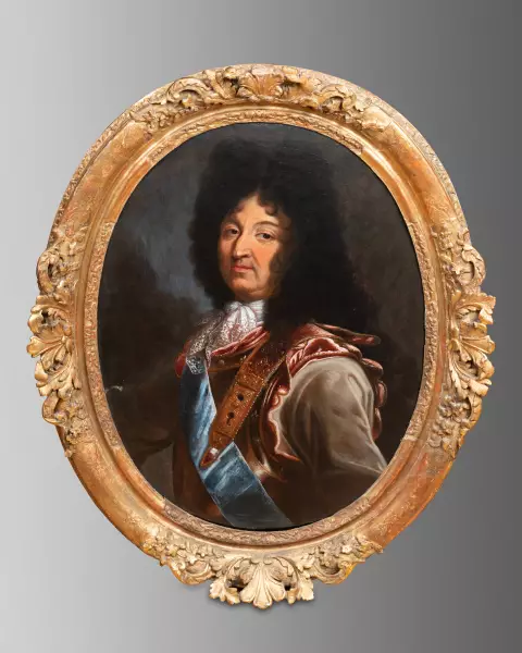 Portrait de Louis XIV, atelier de Hyacinthe Rigaud vers 1694
