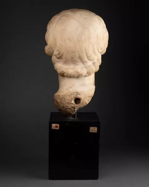 Caracalla enfant, tête en marbre - Italie époque Renaissance