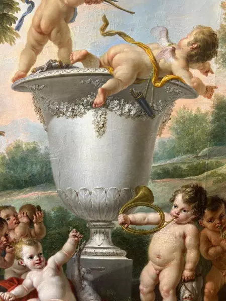 Les enfants chasseurs ou la terre, J.F Parrocel 1764