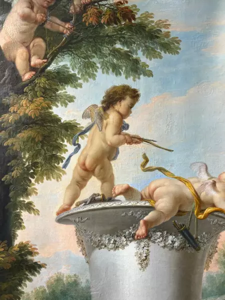 Les enfants chasseurs ou la terre, J.F Parrocel 1764