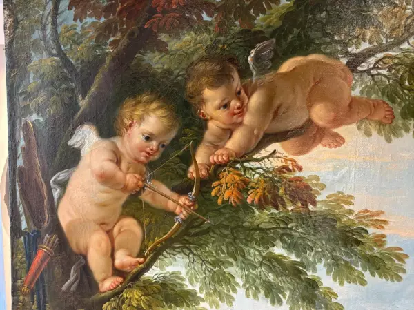 Les enfants chasseurs ou la terre, J.F Parrocel 1764