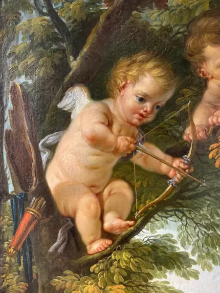 Les enfants chasseurs ou la terre, J.F Parrocel 1764