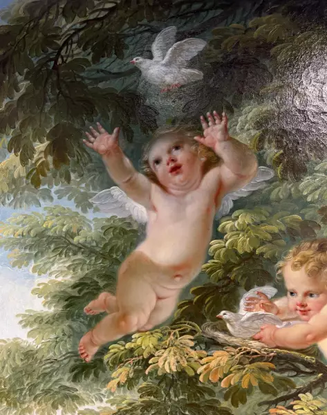 Les enfants oiseleurs ou l’air, J.F Parrocel 1764