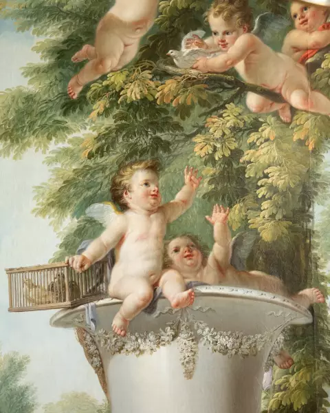 Les enfants oiseleurs ou l’air, J.F Parrocel 1764