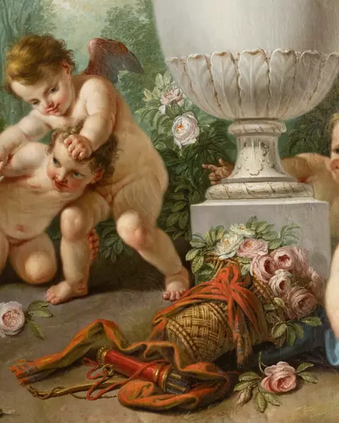 Les enfants oiseleurs ou l’air, J.F Parrocel 1764