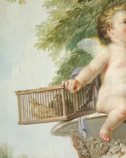 Les enfants oiseleurs ou l’air, J.F Parrocel 1764