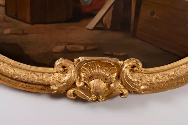 Monumental dessus de porte, atelier de Carle Van Loo, vers 1755-60