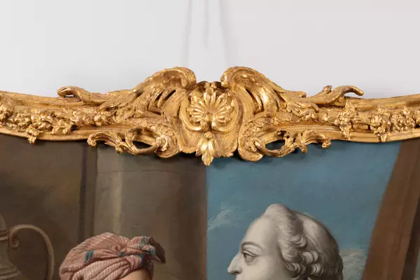 Monumental dessus de porte, atelier de Carle Van Loo, vers 1755-60
