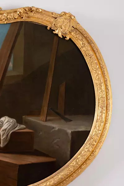 Monumental dessus de porte, atelier de Carle Van Loo, vers 1755-60