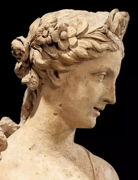 Statue de Flore en terre cuite d’après Frémin, XIXe siècle