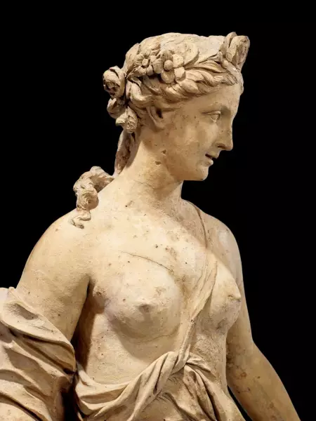 Statue de Flore en terre cuite d’après Frémin, XIXe siècle
