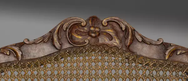 Paire de fauteuils cannés par René Cresson, Paris vers 1740