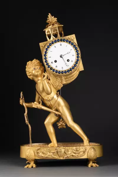 Pendule à la lanterne magique, Paris époque Empire