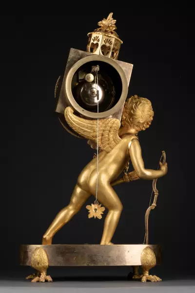 Pendule à la lanterne magique, Paris époque Empire