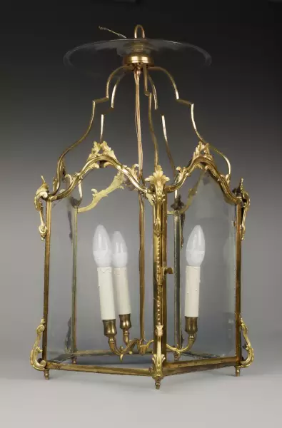 Lanterne en bronze doré, Paris ép Louis XV