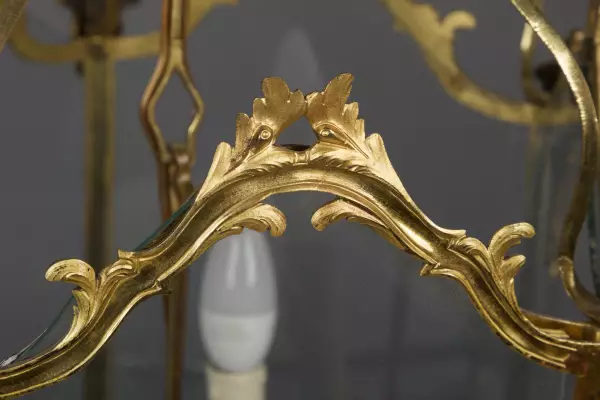 Lanterne en bronze doré, Paris ép Louis XV