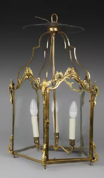Lanterne en bronze doré, Paris ép Louis XV