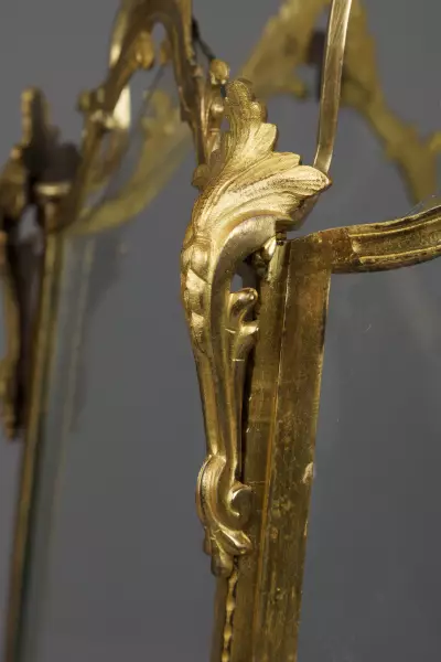 Lanterne en bronze doré, Paris ép Louis XV