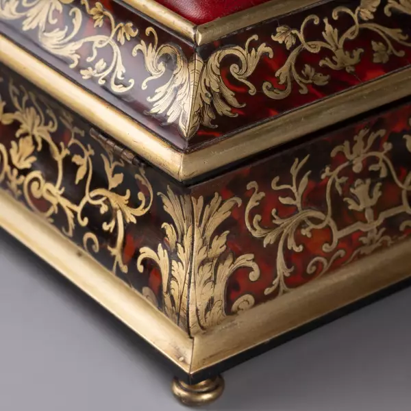 Boîte à couture en marqueterie Boulle, Paris, époque Louis XIV
