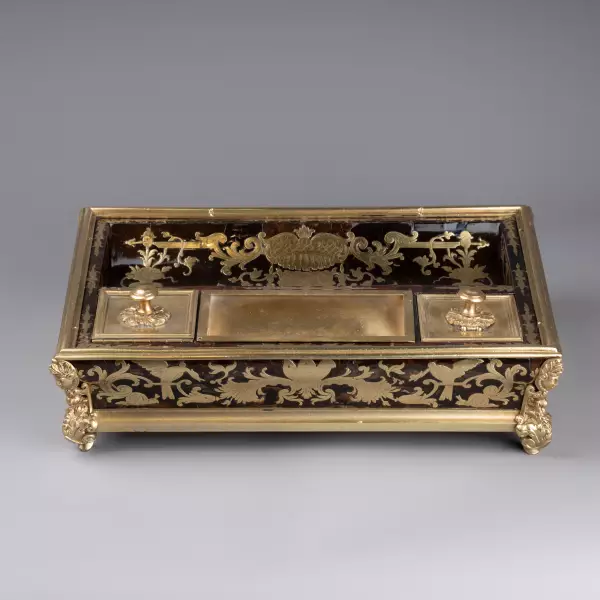 Encrier en marqueterie Boulle, Paris fin de l’époque Louis XIV