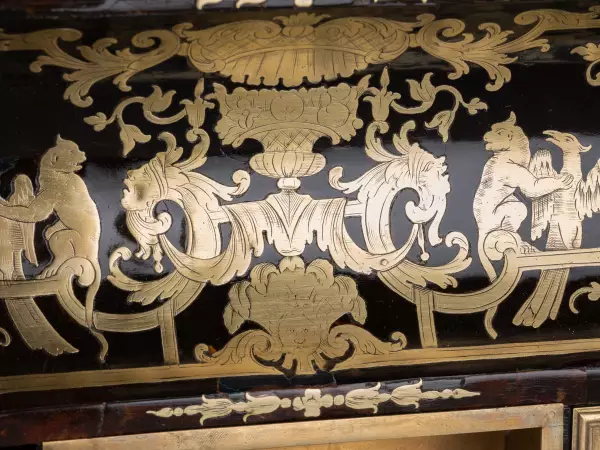 Encrier en marqueterie Boulle, Paris fin de l’époque Louis XIV