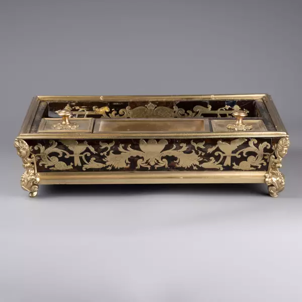 Encrier en marqueterie Boulle, Paris fin de l’époque Louis XIV