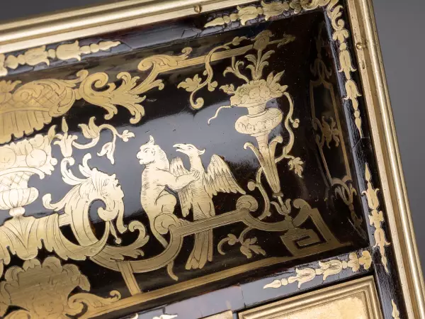 Encrier en marqueterie Boulle, Paris fin de l’époque Louis XIV