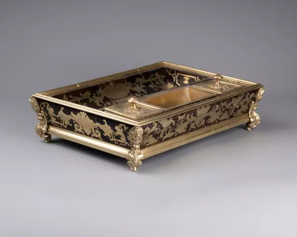 Encrier en marqueterie Boulle, Paris fin de l’époque Louis XIV