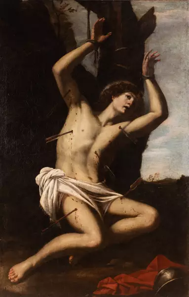 Le martyre de Saint-Sébastien, école de Bologne vers 1600-1620