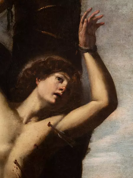 Le martyre de Saint-Sébastien, école de Bologne vers 1600-1620