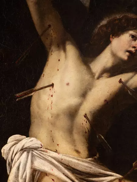 Le martyre de Saint-Sébastien, école de Bologne vers 1600-1620