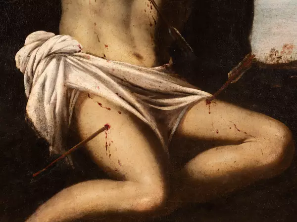 Le martyre de Saint-Sébastien, école de Bologne vers 1600-1620