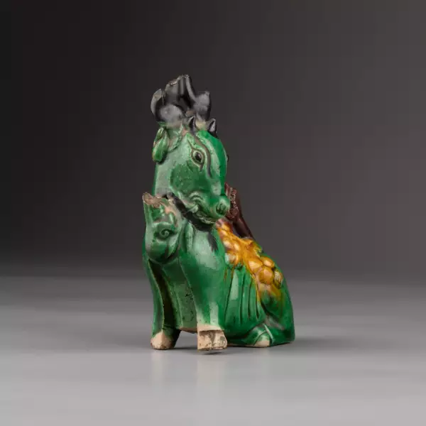 Cerf immortel, Collection Rothschild, Chine règne de Kangxi