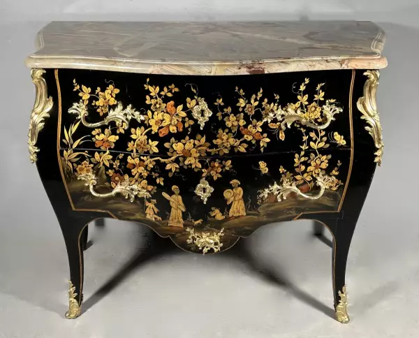 Commode au vernis Martin, Paris époque Louis XV