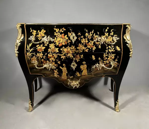 Commode au vernis Martin, Paris époque Louis XV