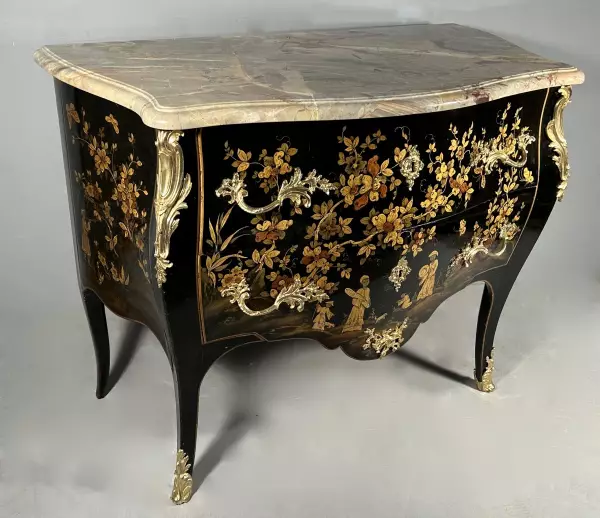Commode au vernis Martin, Paris époque Louis XV