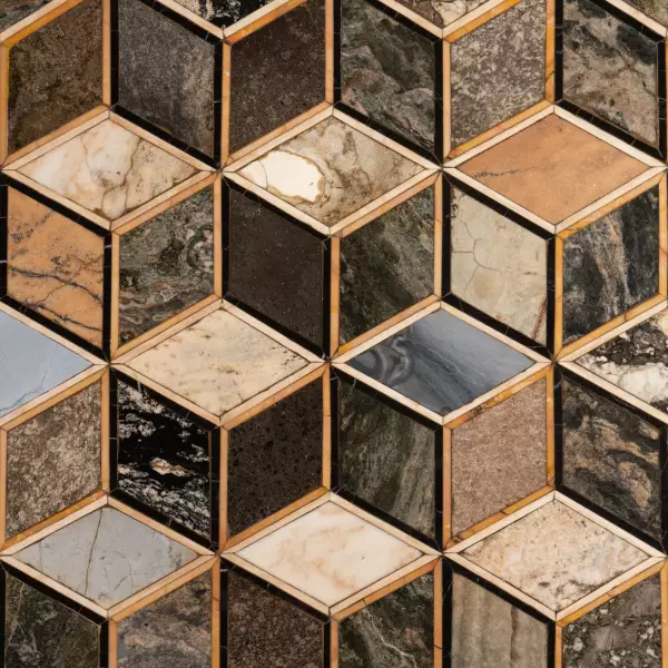 Plateau en pietra dura, Mattia Valenziani, Naples vers 1780-1790